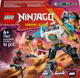 LEGO NINJAGO Zanes Action Mech - Ninja leksak med 3 minifigurer för rollspel - Litet set att bygga och leka för barn - Presentidé för pojkar och flickor från 6 år 71827 Byggset Besuche den LEGO-Store