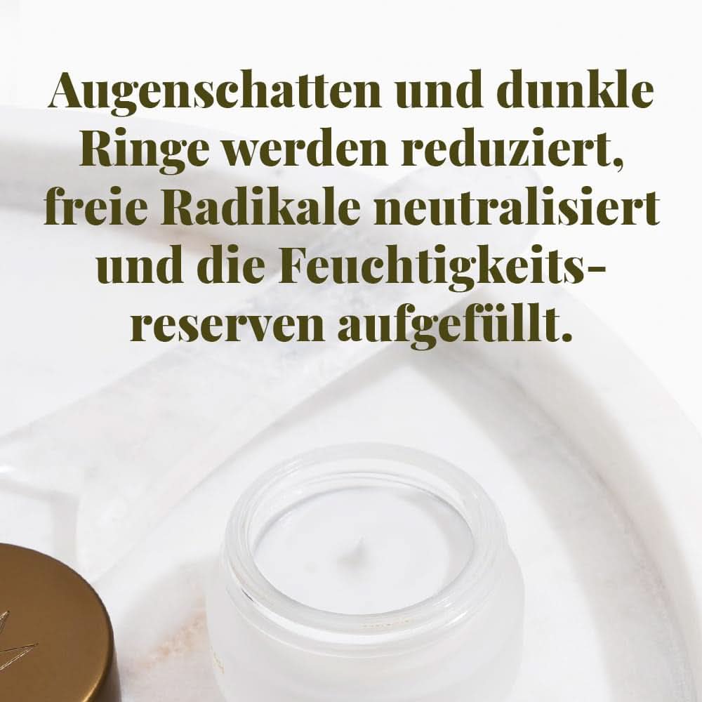 Nordic Cosmetics, Vegansk ögonkräm mot rynkor och mörka ringar med hyaluronsyra, 10ml Cosmetics and Beauty Naty Shop
