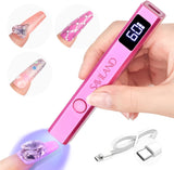 Saviland U V Lampe Für Gelnägel: Mini U V Lampe Für NägelSchützen Sie Die Haut Wiederaufladbar Klein LED Nagellack Trocknergerät Für Nagellack Aufbaugel Nageltips Nagelkleber Geschenke Für Frauen