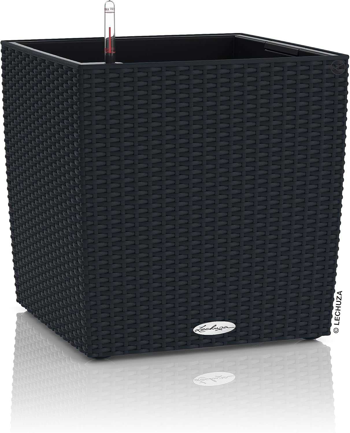 LECHUZA CUBE Stuga 30 granit 15372