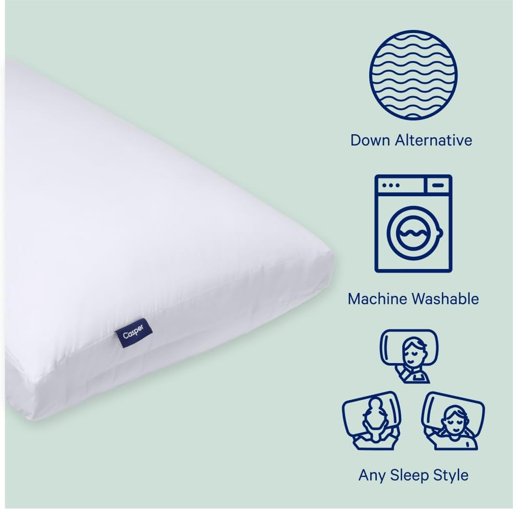 Casper Sleep Original sovkudde, king size, vita Naty Shop standardkuddar