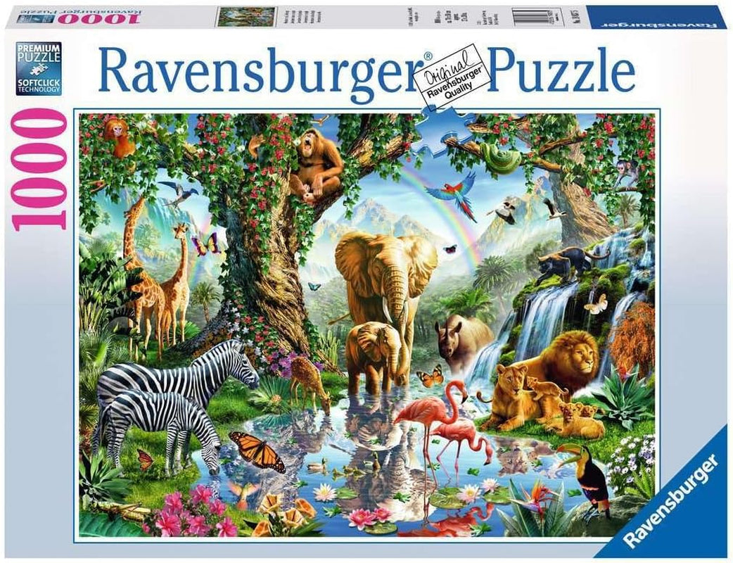 Ravensburger Puzzle 12000682 - Jungle Adventure - 1000 pusselbitar för vuxna och barn 14+, Puzzle Naty Shop Old Version