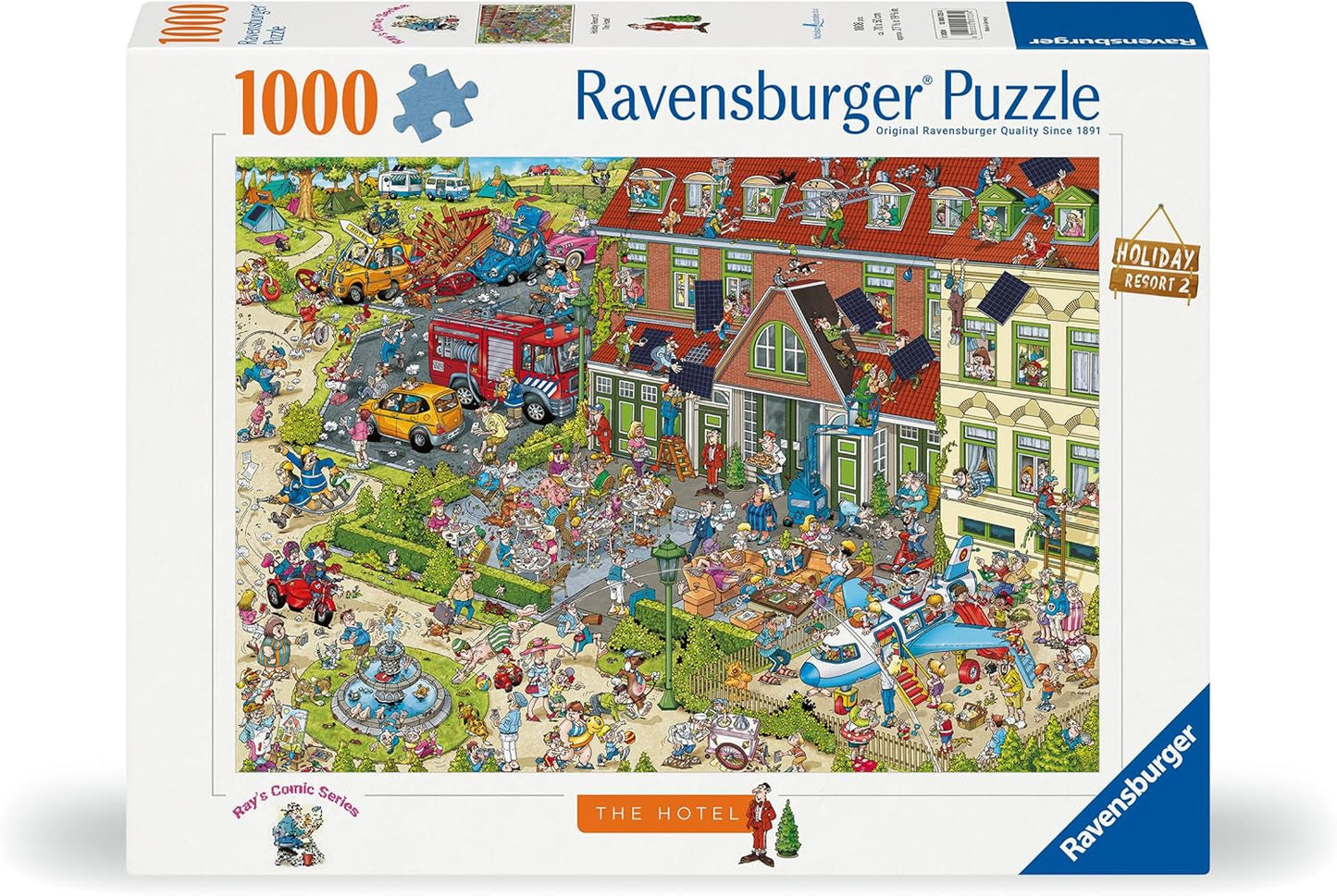 Ravensburger Puzzle 12000723 - The Hotel - 1000-bitars pussel för vuxna och barn från 14 år, Puzzle Naty Shop
