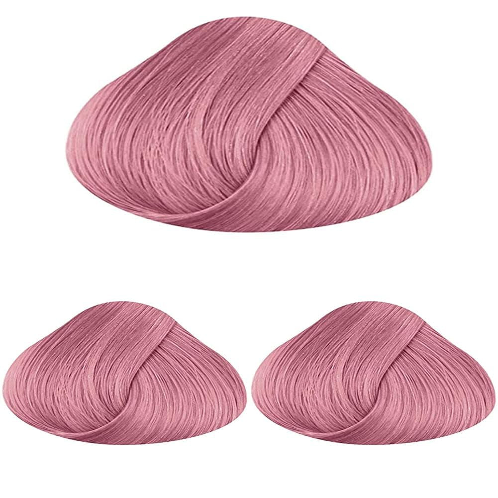Instruktioner semi-permanent hårfärg 88ml - Fluorescerande Orange Hårfärgning Naty Shop Pastell Rose 88 Ml (paket med 3)