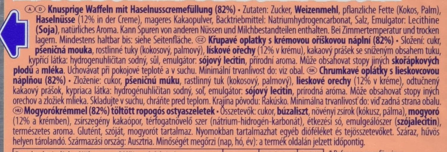 Napolitanska våfflor, 75 g