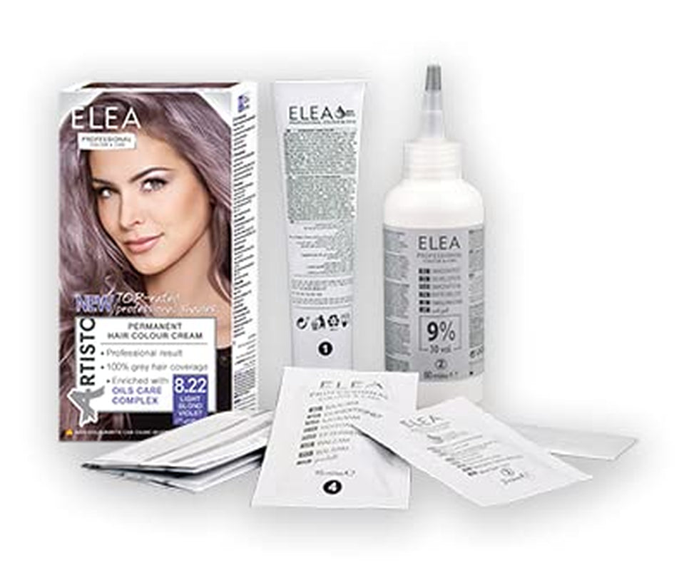 Color & Care permanent hårfärg 120ml, professionellt resultat, täcker grått hår, berikad med oljevårdskomplex-Långvarig hårfärg (10.1 Super ljus askblond) Hårfärgning Naty Shop