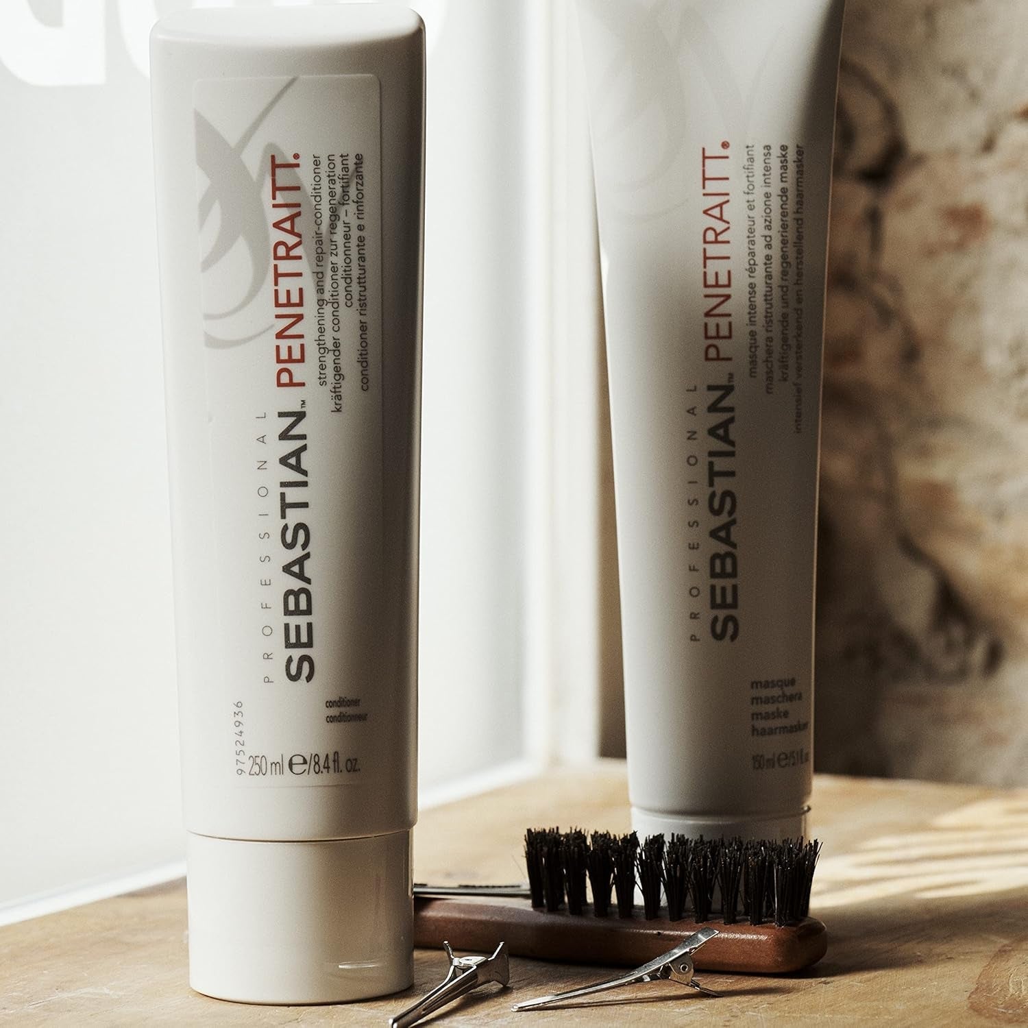SEBASTIAN PROFESSIONAL PENETRAITT - Reparerande hårmask regenererar skadat hår (150 ml) - djupvård för skadat, missfärgat hår - reparerar och stärker Naty Shop Hair Mask