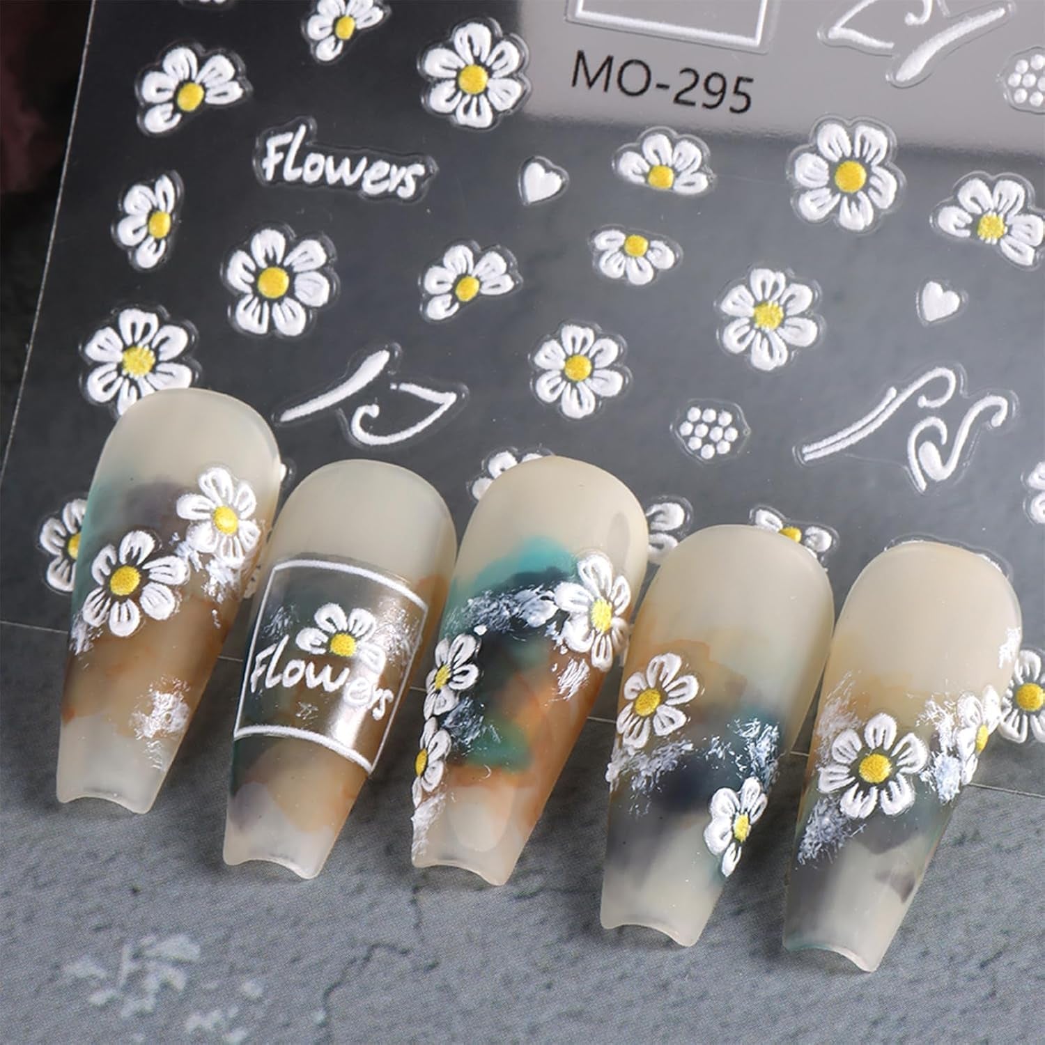 3 Stück Nagelsticker Set-Selbstklebende Nagelfolie Mit Blumen- Und Bienenmotifen-Nagelkonstklistermärke Für Kreatives Nageldesign-Nageltattoos Und Zubehör