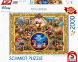 Schmidt Spiele 57371 Thomas Kinkade, Disney, Mickey & Minnie, Dream Collage 2, pussel 2000 bitar Pussel Naty Shop Standardtitel