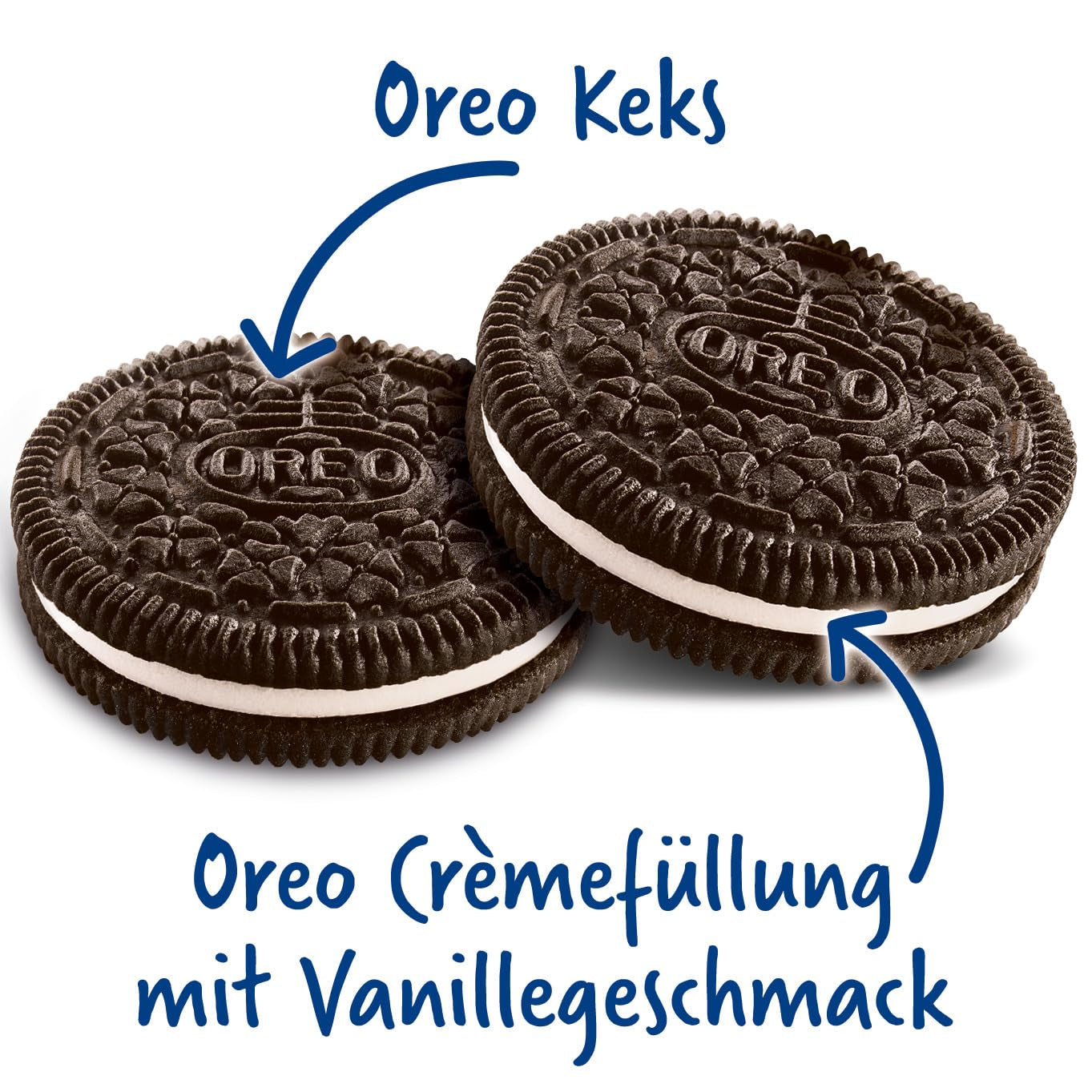 OREO Original - Crunchy cookies med kakao och läcker gräddfyllning med vaniljsmak - 32 x 44g