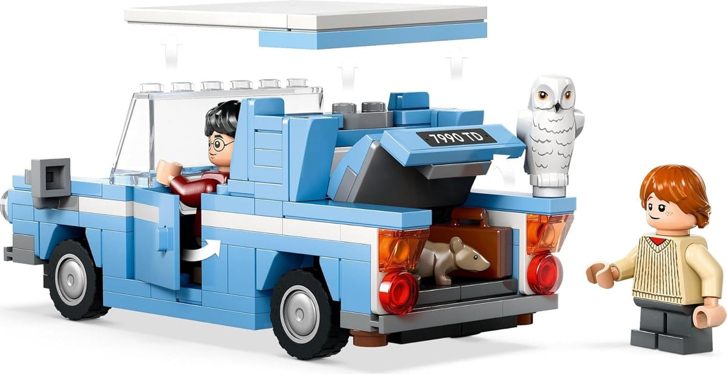 LEGO Harry Potter Flying Ford England Byggleksaksbil för barn Present för pojkar, flickor och alla fans från 7 år Set med 2 minifigurer inklusive Ron Weasley Rollspel 76424 Byggset Besuche den LEGO-Store