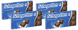 Schogetten Premium Alpine mjölkchokladkaka, 100g, individuellt portionerad. En fröjd. Bit för bit.