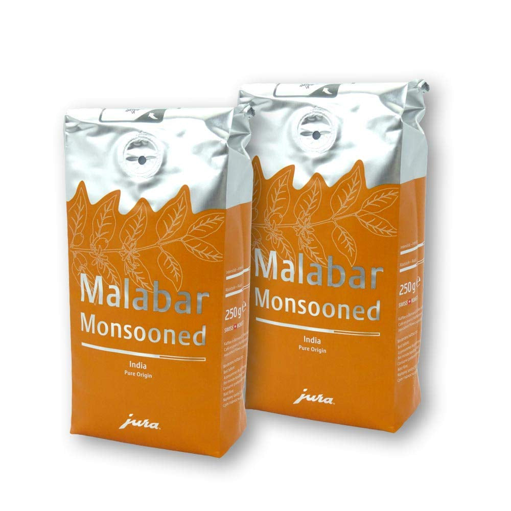 2x Espresso Malabar Monsoon kaffebönor 250g