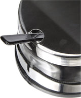 Classic Shaker, 250 ml, med sked, rostfritt stål, silver/transparent, 13 x 10 x 9 cm, 2 st.