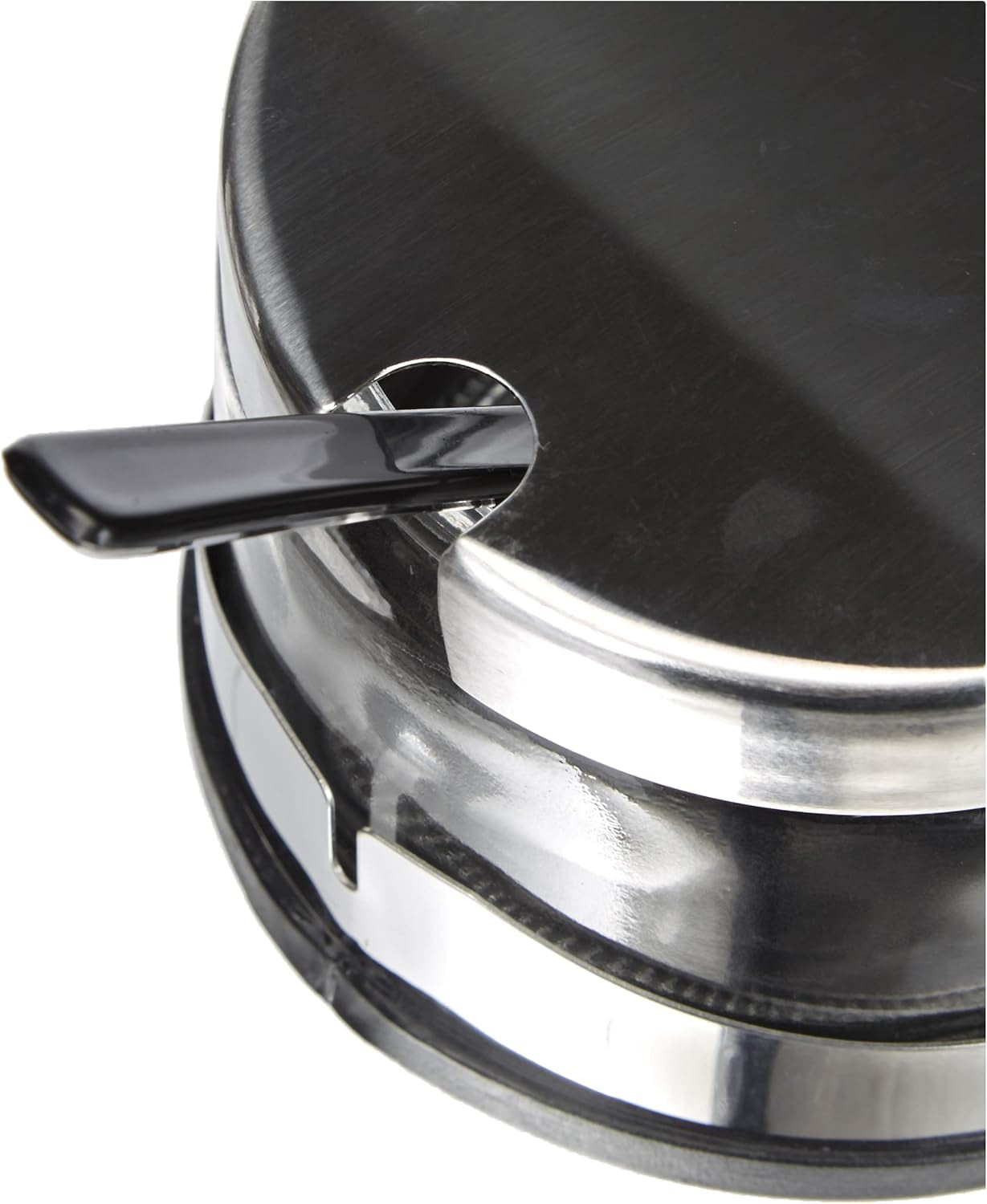 Classic Shaker, 250 ml, med sked, rostfritt stål, silver/transparent, 13 x 10 x 9 cm, 2 st.