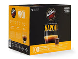 Caffè Vergnano 1882 - Èspressokompostierbare Kaffeekapseln, Kompatible Mit Nespresso, Neapel - Packung Enthält 100 Kapseln