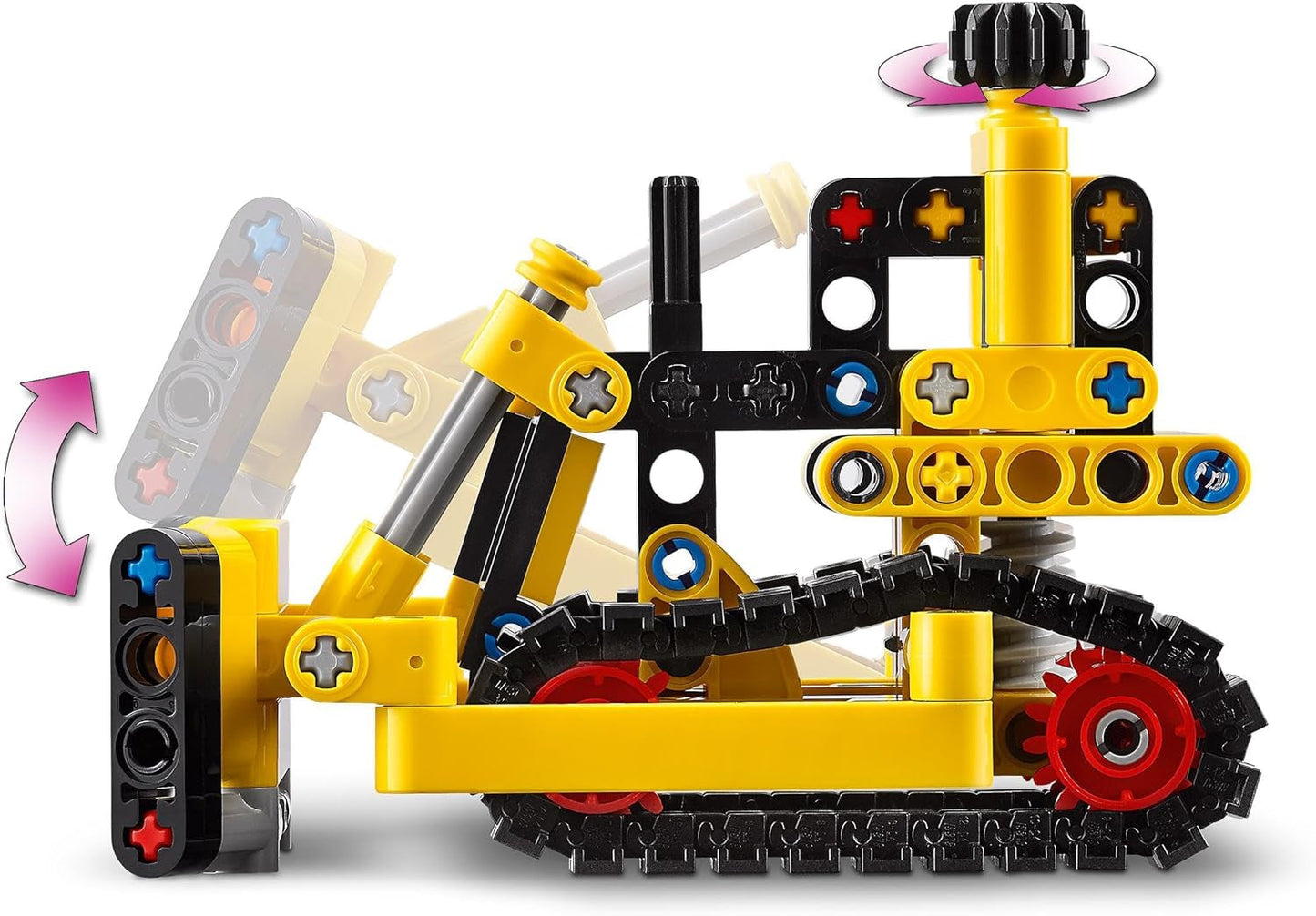 LEGO Technic Heavy Bulldozer Byggleksak Bulldozer Lägg till på din byggarbetsplats Byggleksak för barn Teknisk present för pojkar och flickor 7 år 42163 Byggset Besuche den LEGO-Store