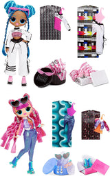LOL Surprise OMG Fashion Doll 2er-Pack ROLLER CHICK & CHILLAX - Exklusive Puppen med 40 Überraschungen inkl. Outfits och accessoarer - 2-i-1 Verpackungs-Spielset - Serie 3 - Für Kinder ab 4 Jahren
