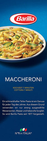 Barilla durumvete pasta Maccheroni n. 44 – Förpackning med 1 (1x1 kg)