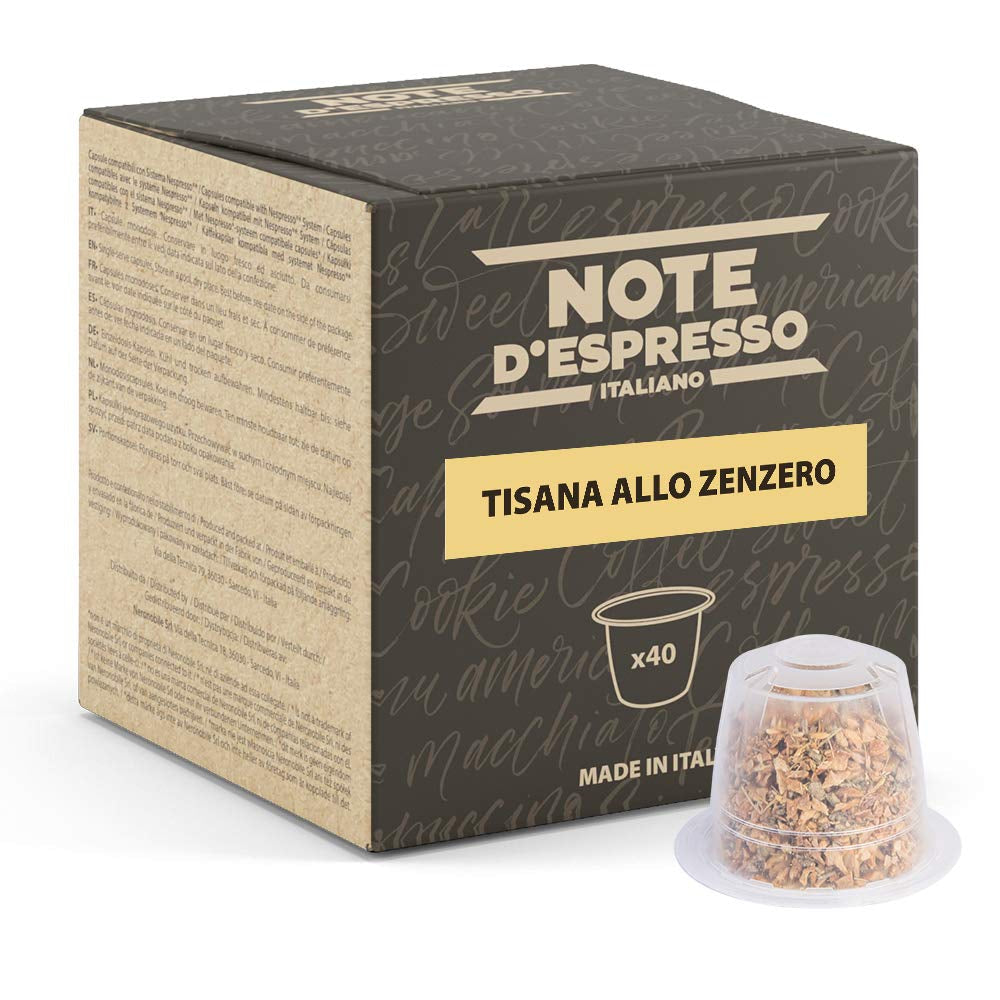 - Ingefära - Kapselmaschinen - exklusivt kompatibel med NESPRESSO - 40 kapsyler