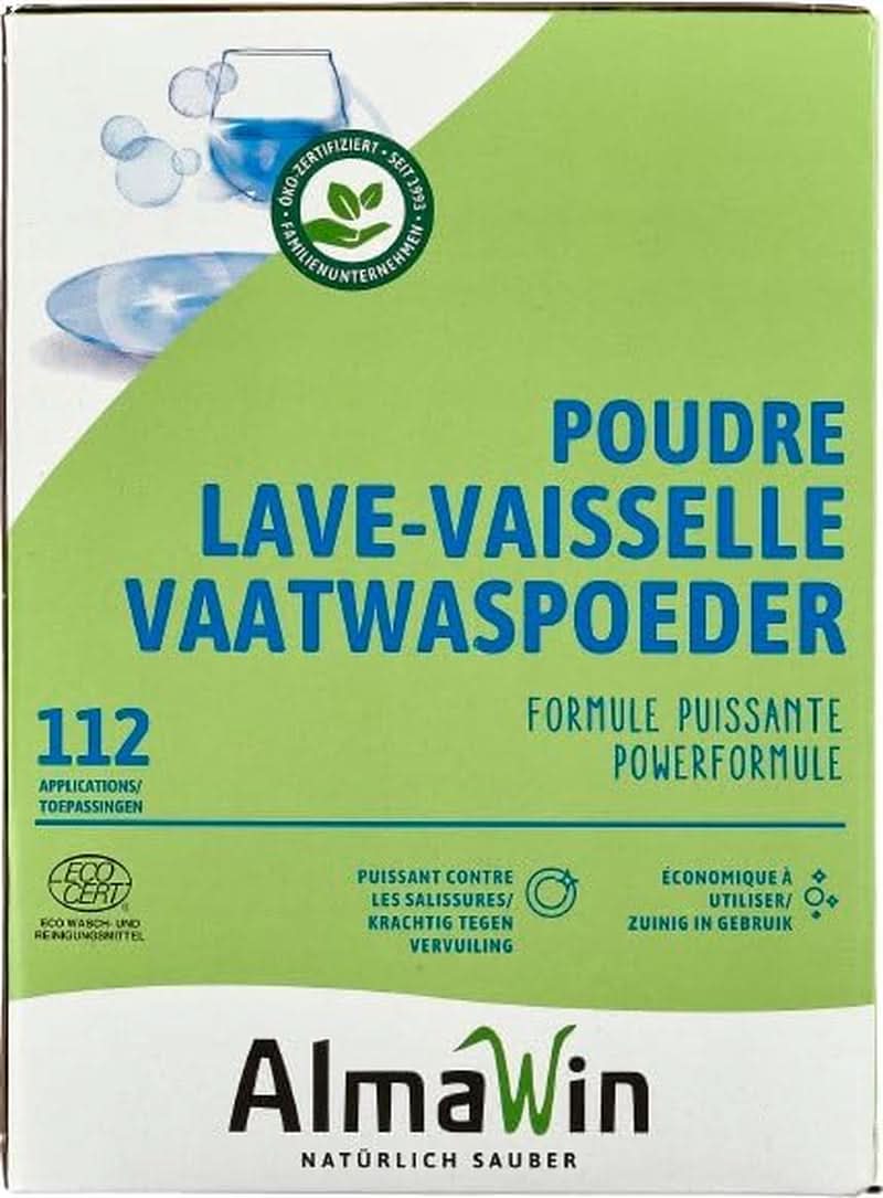 Almawin eco, diskmedel 2,8 kg, 112 tvättar, kan doseras för olika mängder disk Naty Shop