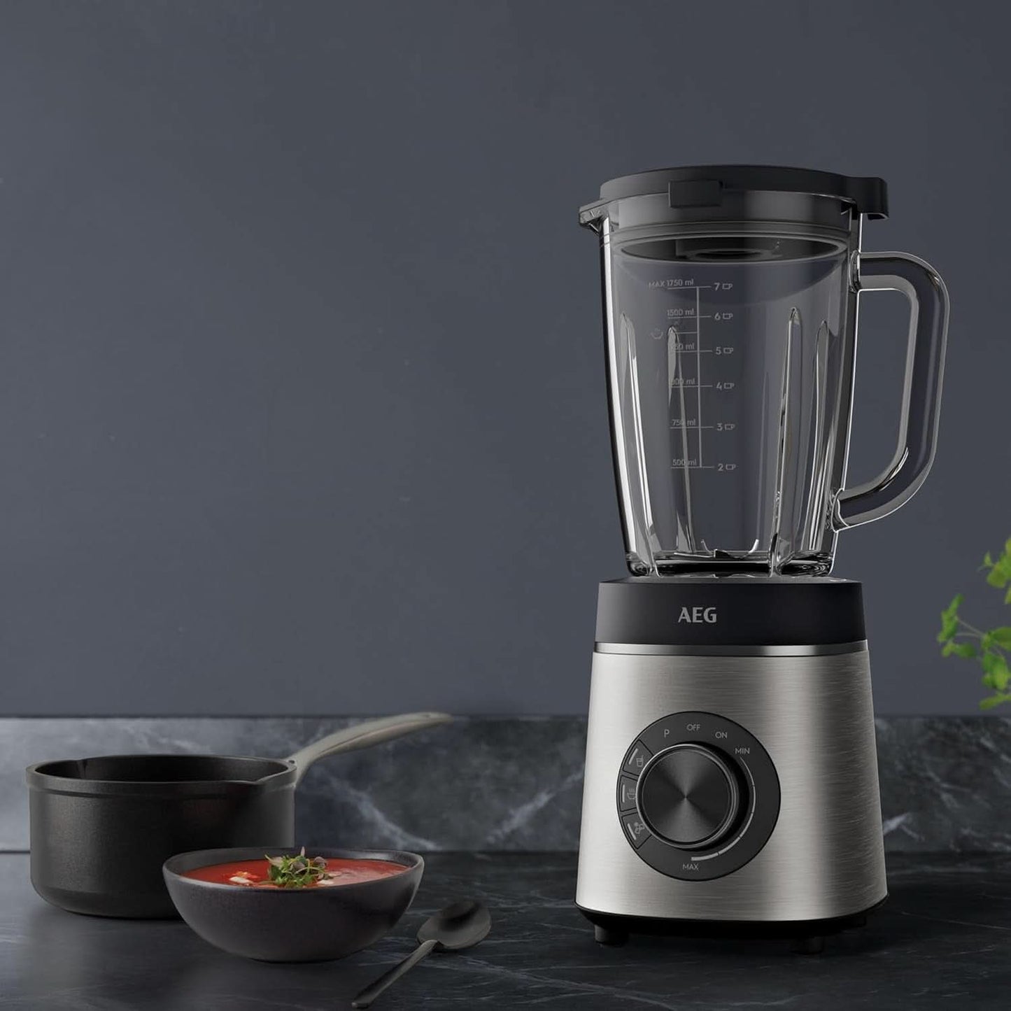 AEG TB6-1-6S STANDMIXER / Hastighetskontroll 3 Program Smoothie ICE Funktion Kök Naty Shop