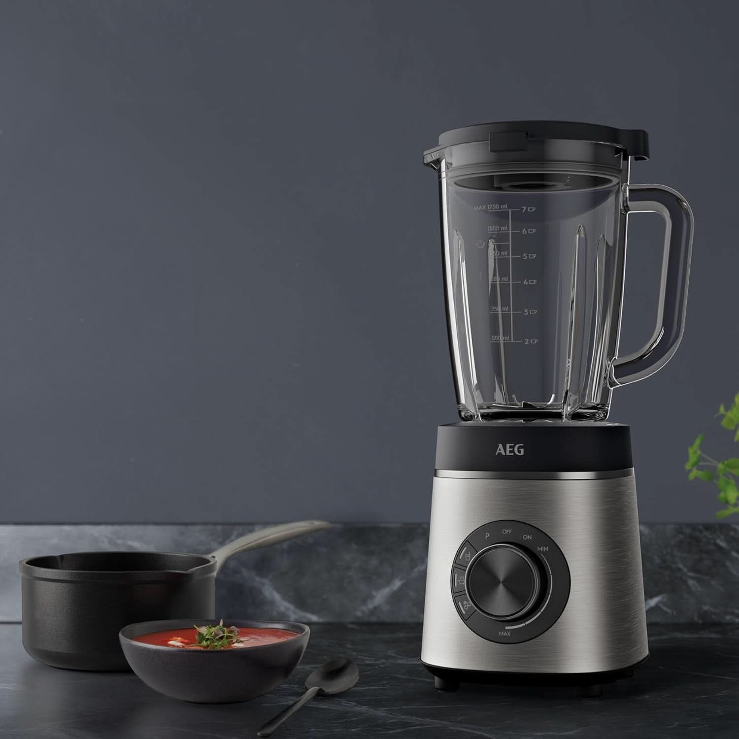 AEG TB6-1-6S STANDMIXER / Hastighetskontroll 3 Program Smoothie ICE Funktion Kök Naty Shop