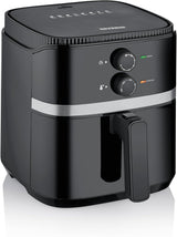 SEVERIN Dubbel varmluftsfritös med kokkammare 2 X 3,8 L, 8 automatiska program Vitvaror Naty Shop 5 Liter Garkorb