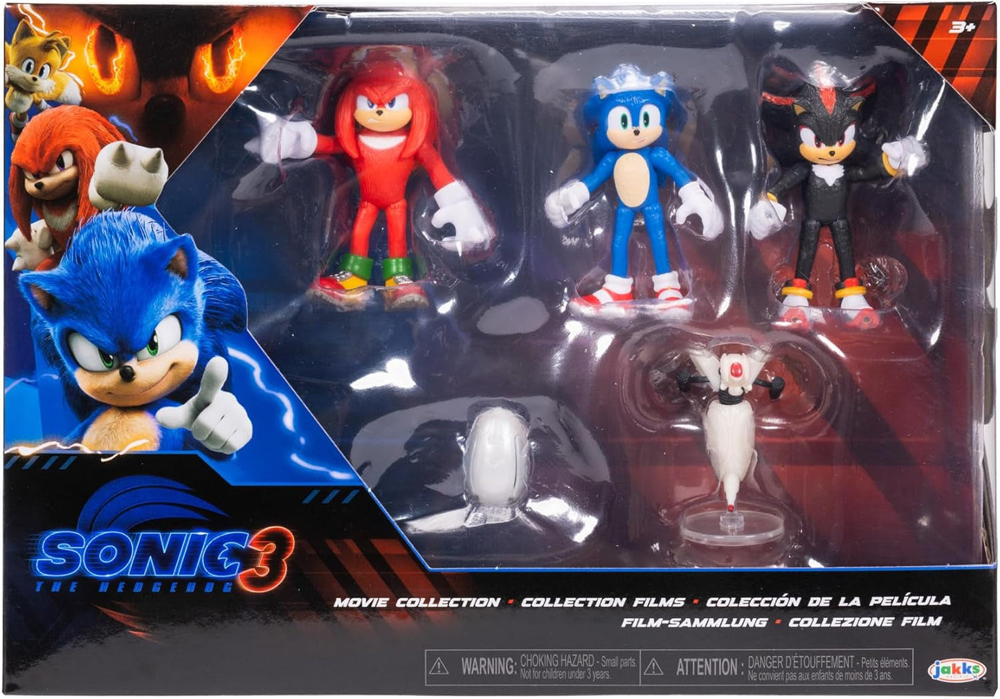 Sonic 3 Film 6 Cm Actionfigurer Multipack Actionfigurer Naty Shop