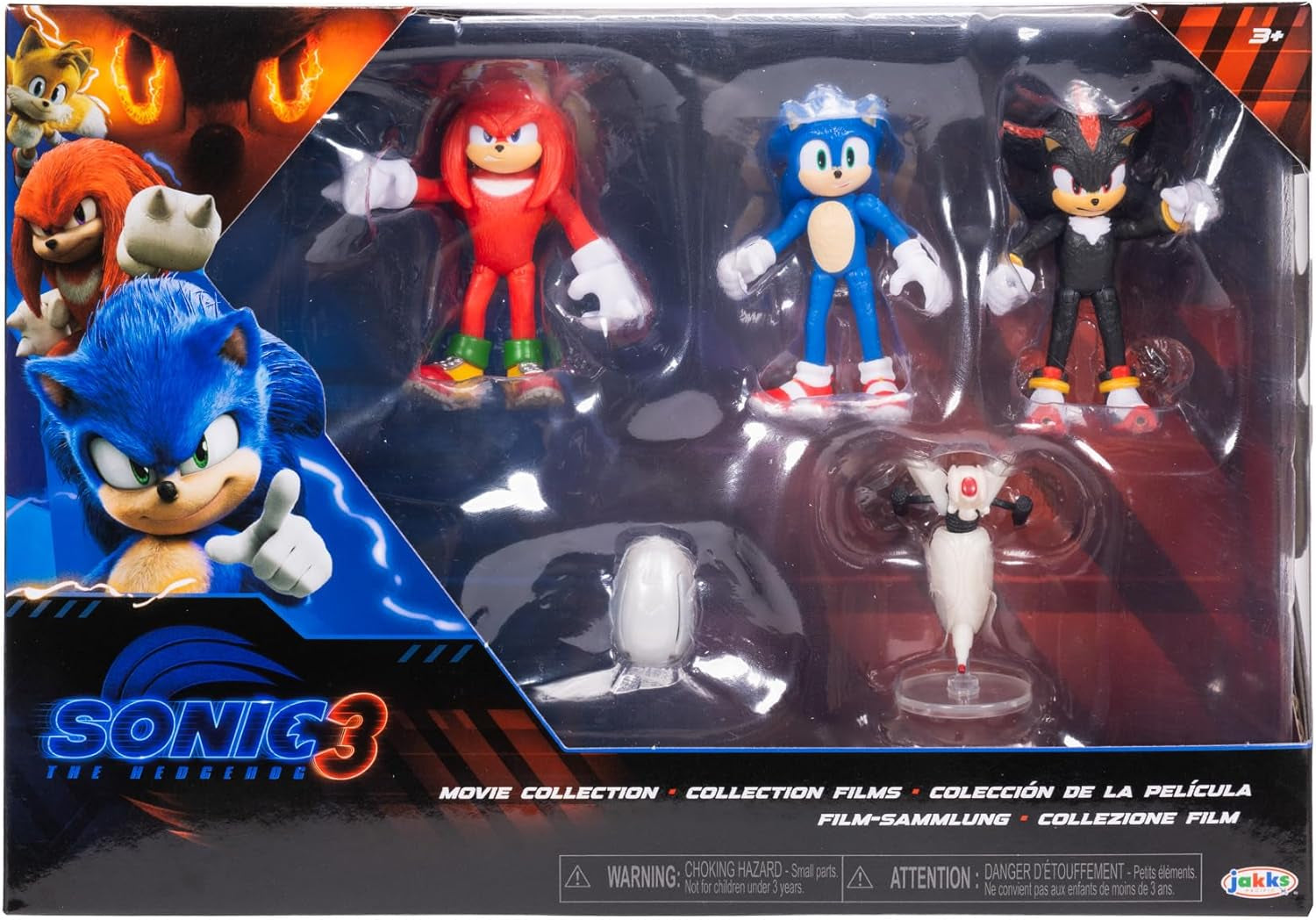 Sonic 3 Film 6 Cm Actionfigurer Multipack Actionfigurer Naty Shop