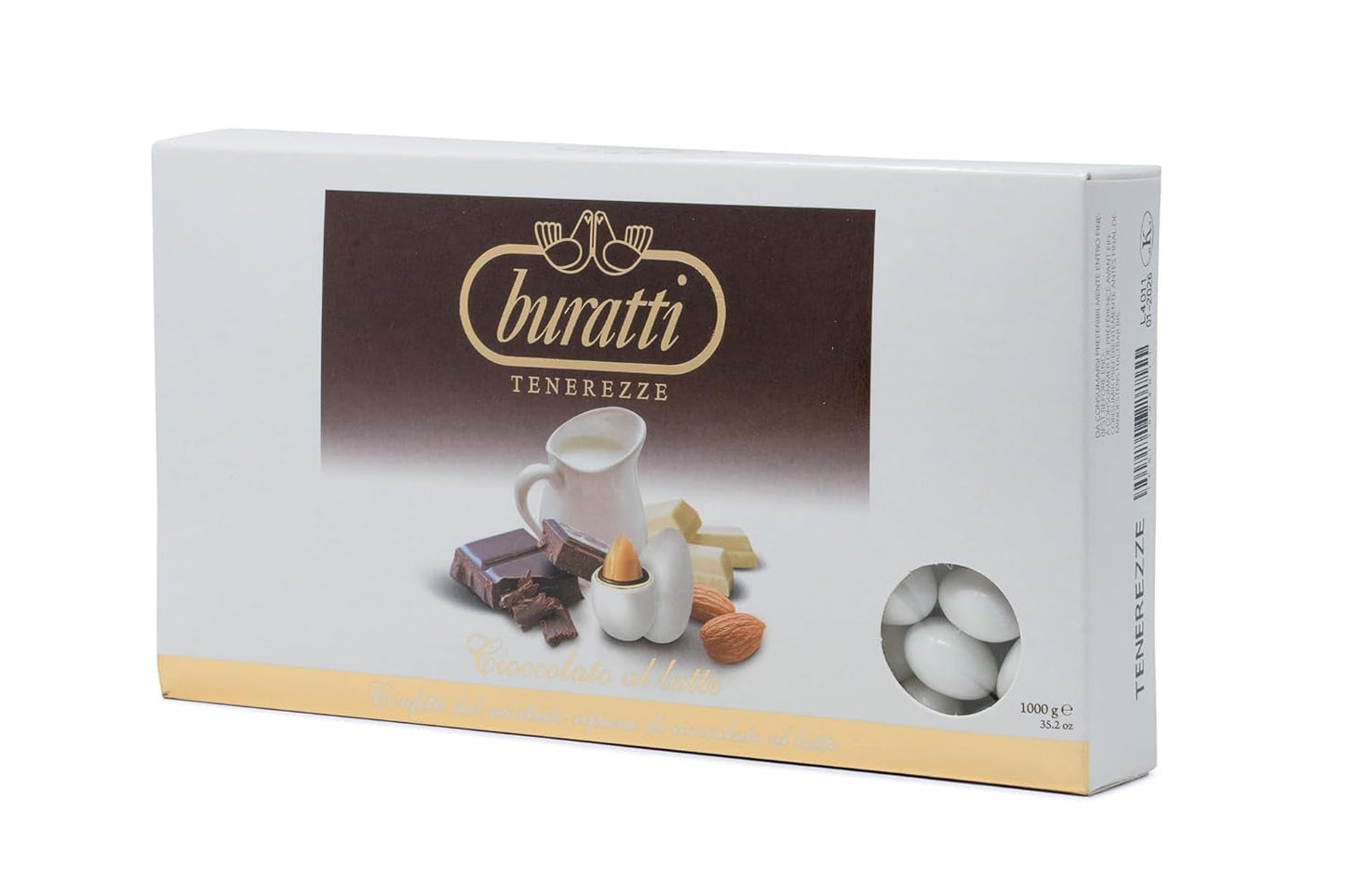 Mandel täckt med vit choklad Tenerezze, 1 st