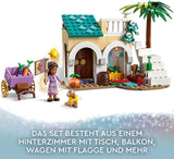 LEGO 43223 Disney Wish Asha i Rosas City, Önskefilmset med marknad, Asha Minidocka, Valentino som leksaksget och stjärnfigurer, Present till barn 6 år, Byggset för flickor och pojkar Besuche den LEGO-Store
