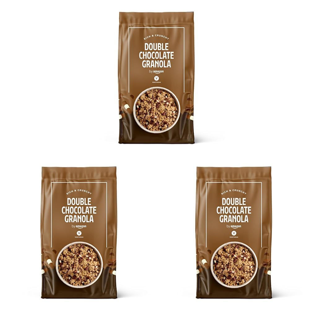 Krispig müsli med choklad från Amazon, 500g
