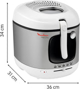 Fritös AM4800 Mega 2Kg, oljefritös, luktfilter, 1800 W Hushållsapparater Naty Shop