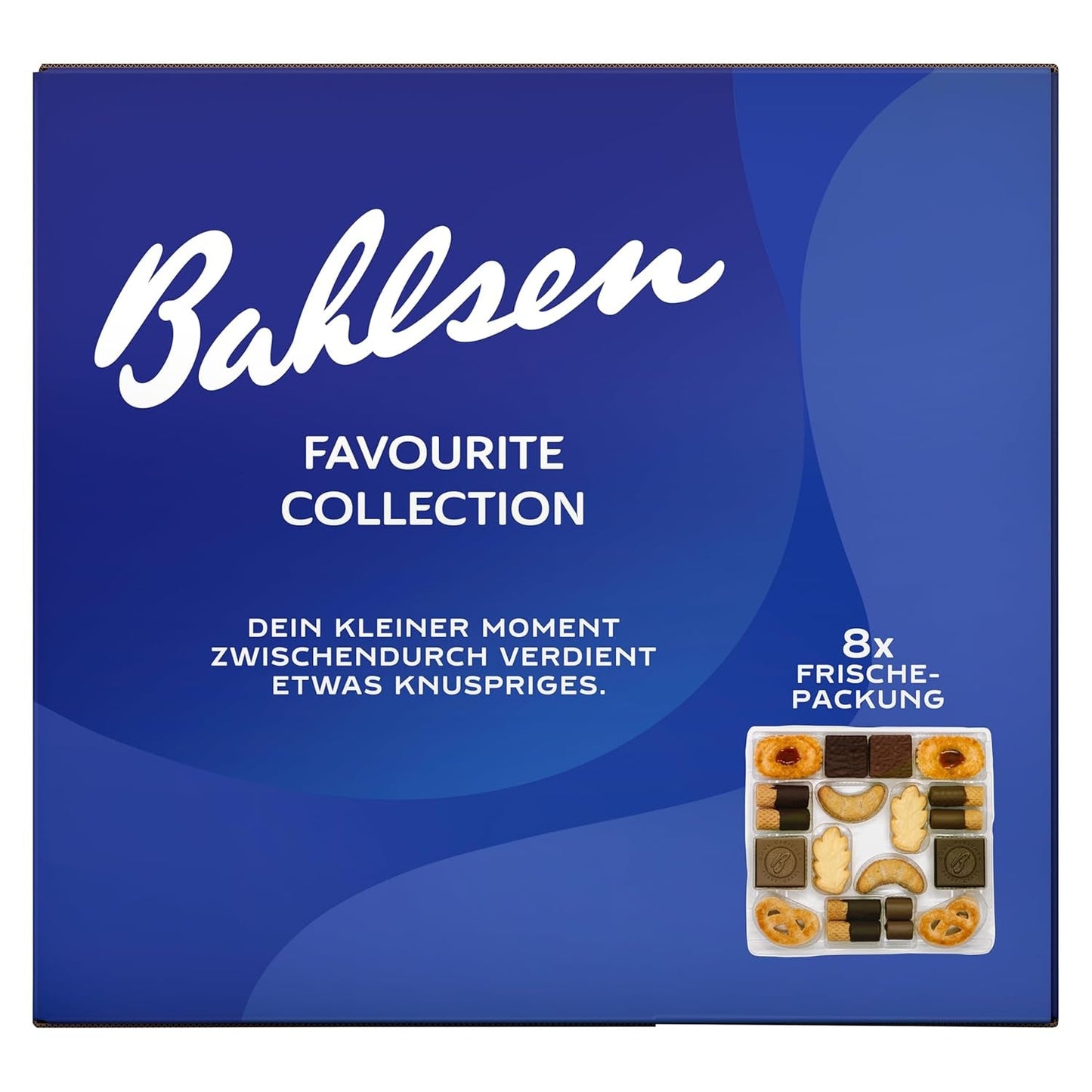 Bahlsen Favorite Collection XL 1-pack Crunchy Dough and Wafer Mix med mjölk och mörk choklad (8 x 227g/1816g)