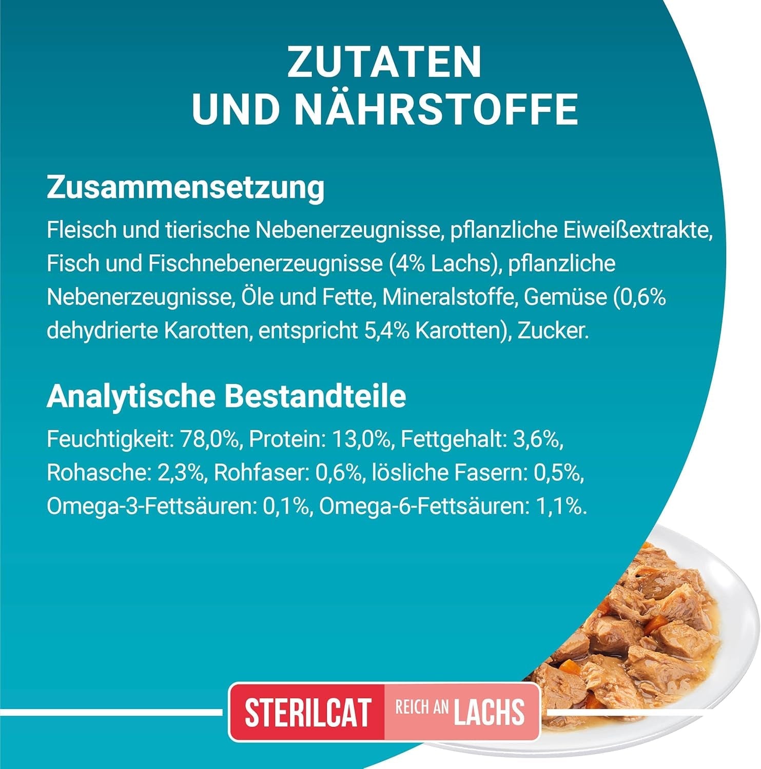 PURINA ONE STERILCAT våt kattmat, möra bitar i sås för steriliserade katter, med lax, förpackning om 26 (26 x 85g)