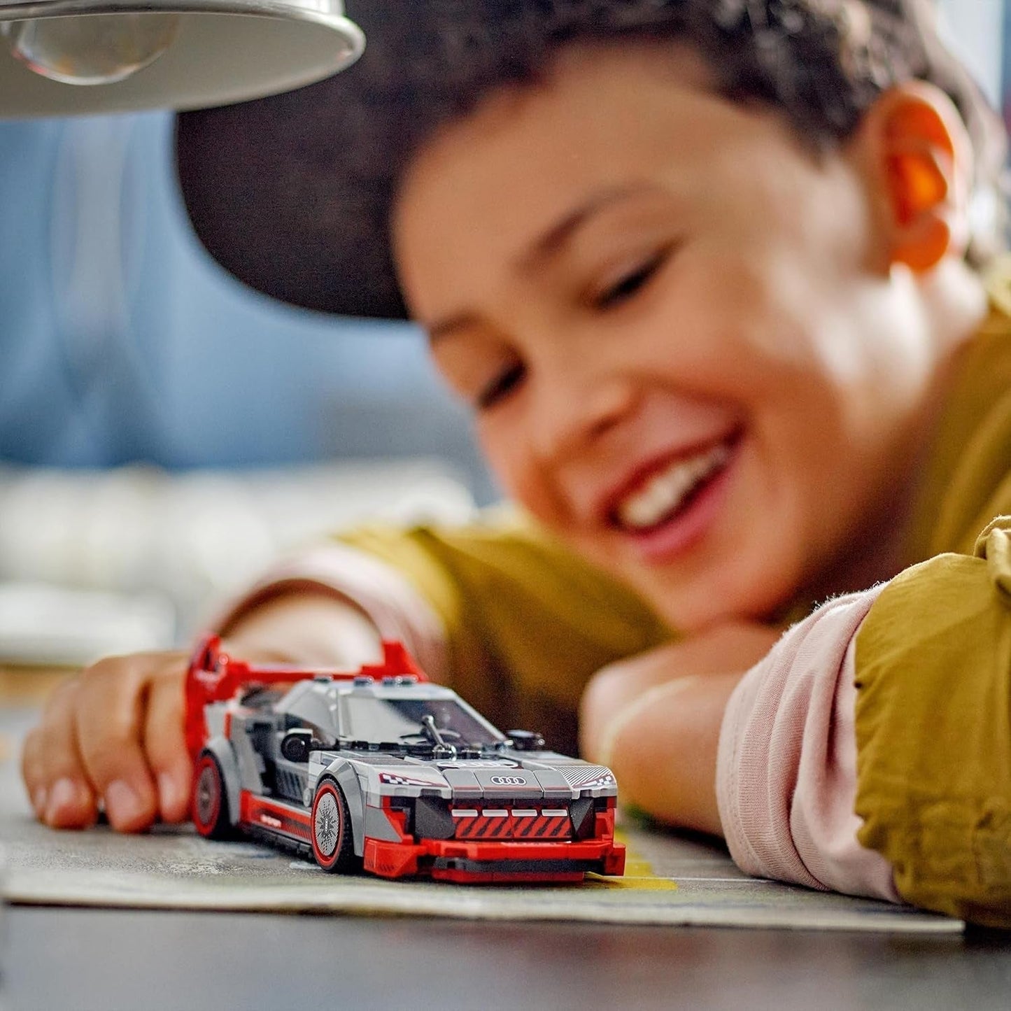 LEGO Speed Champions Audi S1 E-Tron Quattro racerbilsset med billeksaker att bygga, leka och visa, bilmodell för barn, present till 9-åriga pojkar och flickor 76921 Byggset Besuche den LEGO-Store