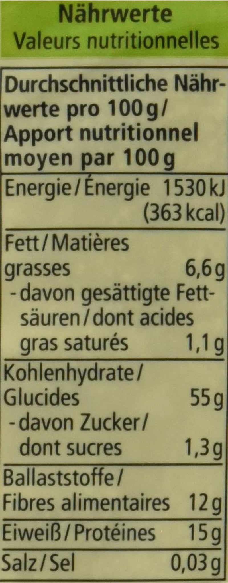 Ekologiskt havrekli med groddar, 500g