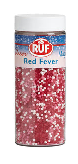 RUF Love Choklad Choklad Linsdekorationer, gjorda av fin mjölkchoklad med en krispig och färgglad sockerglasyr, 75g per kartong