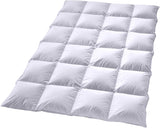 Duntäcke Billerbeck Martina® - Duntäcke 135 X 200 Cm - Duntäcke för alla årstider - Lämpligt för allergiker - 90% gåsdun, 10% gåsfjädrar - Vita täcken och täcken Naty Shop