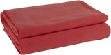 Zoepritz Decke in Der Farbe: Rot, Aus 65% Polyester, 35% Viskos Hergestellt, Grön: 160X200 Cm, 103291-235-160X200