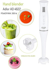 Adler AD4622 Blandare, plast, vit Kitchen Naty Shop