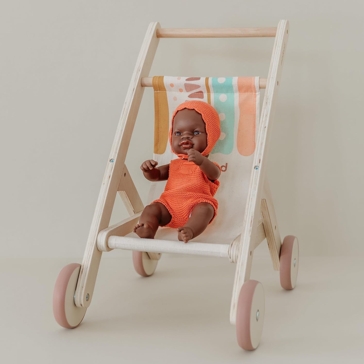 Miniland Babydocka, afrikansk pojke, 32 cm, anatomiskt korrekt