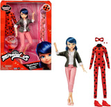 Bandai - Miraculous Ladybug - 26cm Dress Up Doll med två outfits - Ladybug - P50355 Naty Shop Dolls Standardtitel