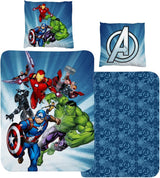 Barnsängkläder, olika seriefigurer, 100 % bomull Sängkläder - barn Naty Shop Avengers