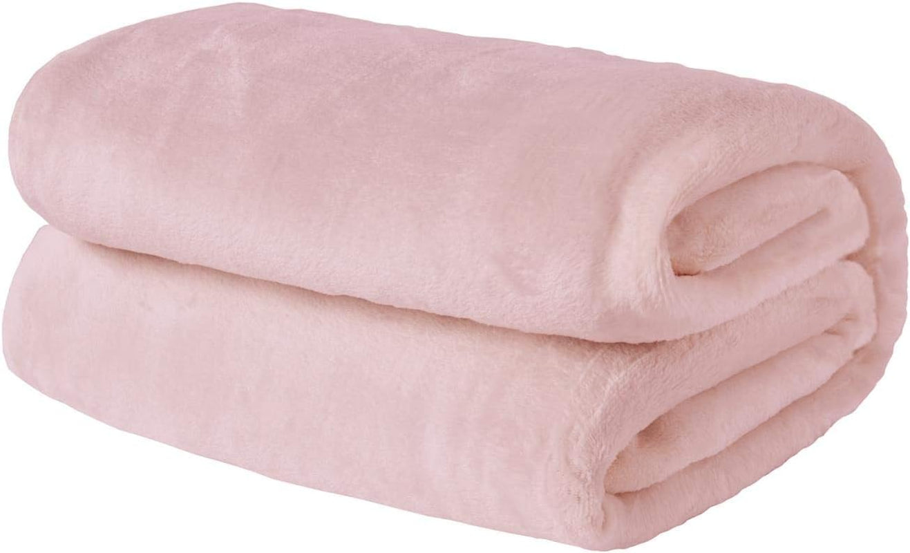 Brentfords fleecefilt av flanell, extra mjuk, stor, fluffig, varm, överkast i sovrummet, enkelsäng, soffa, soffa, rödrosa - 120 X 150 cm sängar och filtar Beuche den Brentfords-Store Flera färger komplett