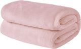 Brentfords fleecefilt av flanell, extra mjuk, stor, fluffig, varm, överkast i sovrummet, enkelsäng, soffa, soffa, rödrosa - 120 X 150 cm sängar och filtar Beuche den Brentfords-Store Flera färger komplett