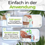 BULA® Popo Refill-flaska (750 ml) BARA FÖR ATT FYLLA PÅ våra 150 ml och 50 ml flaskor! | Ersätter upp till 1 000 våtservetter! | Med ingredienser av naturligt ursprung