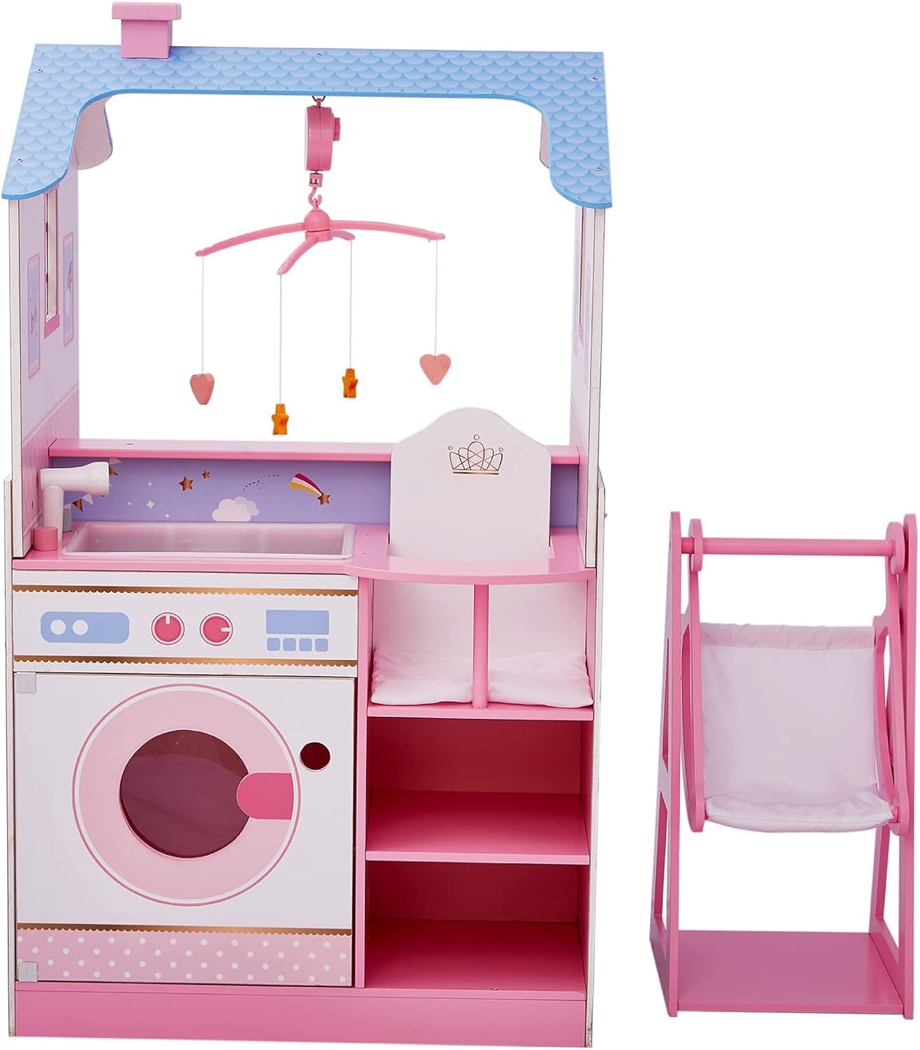 Olivia's Little World Teamson Kids Trädockor, 45 cm, dubbelsidig, för barn TD-11460W