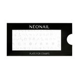 NÉONAIL Nagel Stempel Mit Schaber - Nägel Selber Machen - Nail Art Stämpel - Nageldesign Für Nagel Schablone - French Nails Stempel - Silikon Nagelstempel